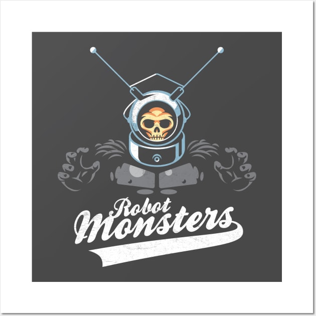 Robot Monster (Plain) Wall Art by Dark Corners